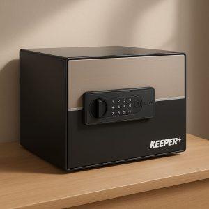 指紋保險箱推薦-2535-AB 暗金黑